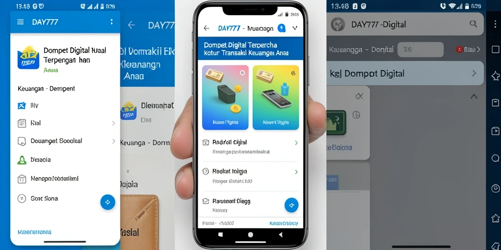 Tampilan antarmuka utama DAY777 yang modern dan intuitif.