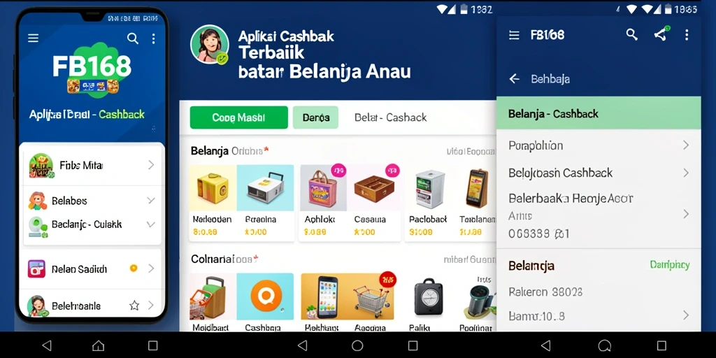 Antarmuka user-friendly FB168 untuk kemudahan akses Cashback.