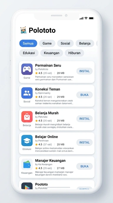 Aplikasi Populer & Kanal Uji - Katalog polototo Terlengkap